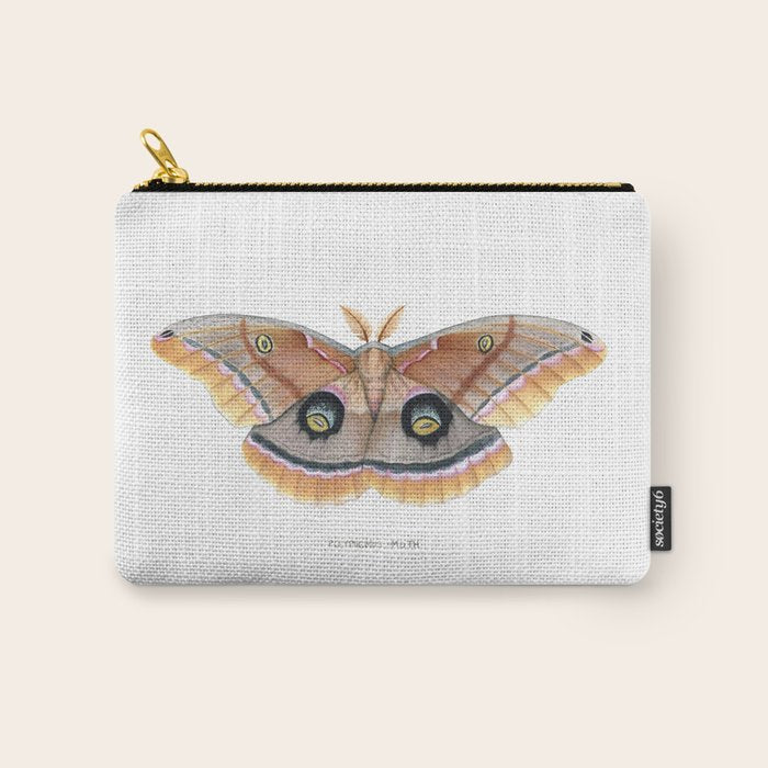 Polyphemus Moth Carry All Pouch Gallery Image 1