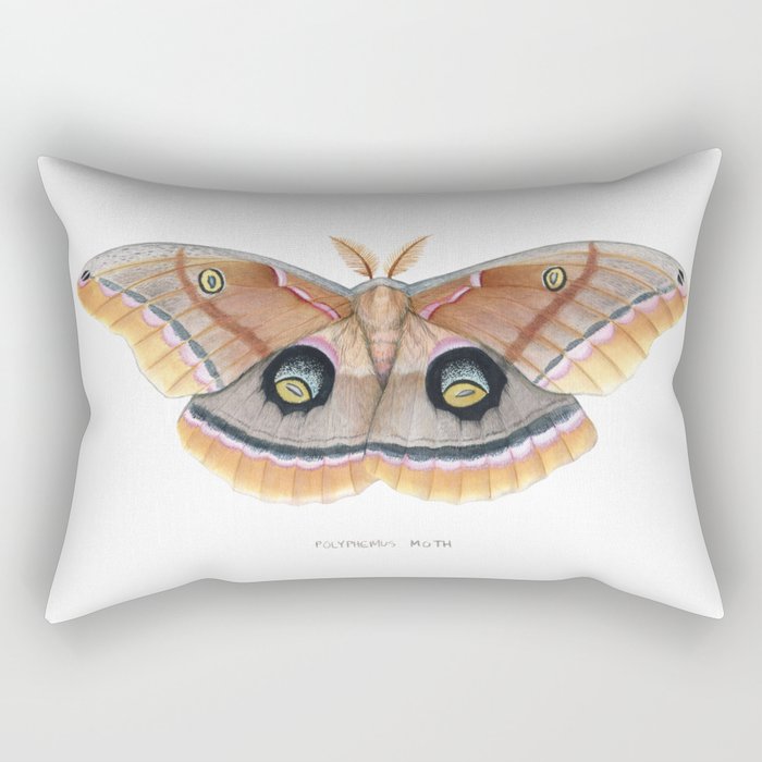 Polyphemus Moth Rectangular Pillow Gallery Image 2