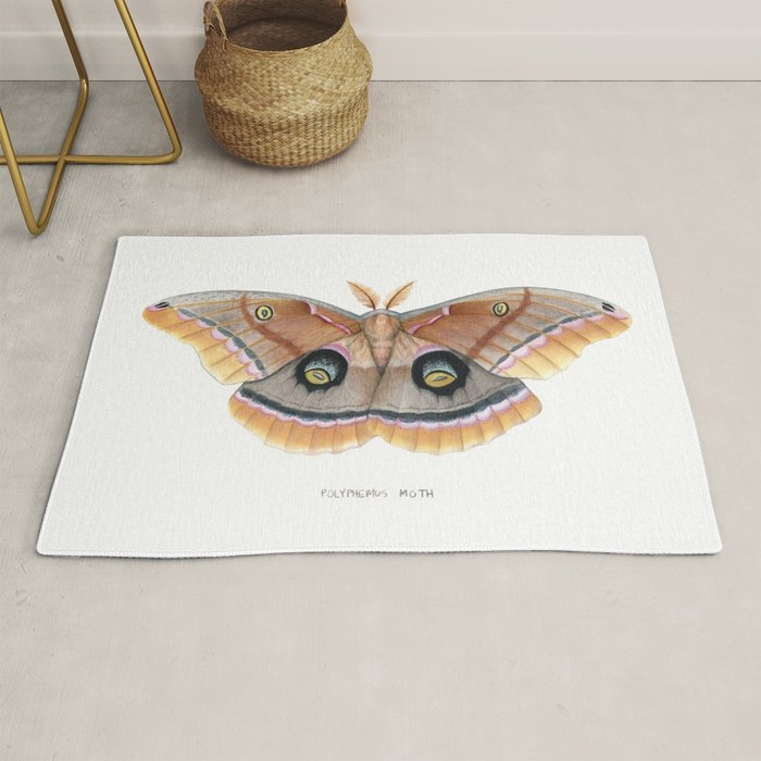 Polyphemus Moth Rug Gallery Image 1