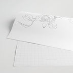 Beautiful Bouquet Line Wrapping Paper Gallery Image 2