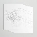 Beautiful Bouquet Line Wrapping Paper Gallery Image 3