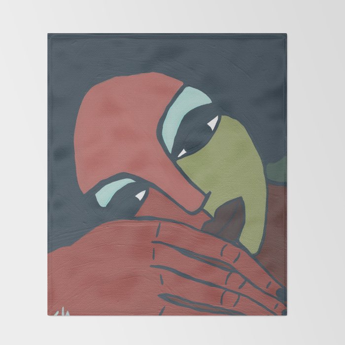 Drained Throw Blanket Gallery Image 2