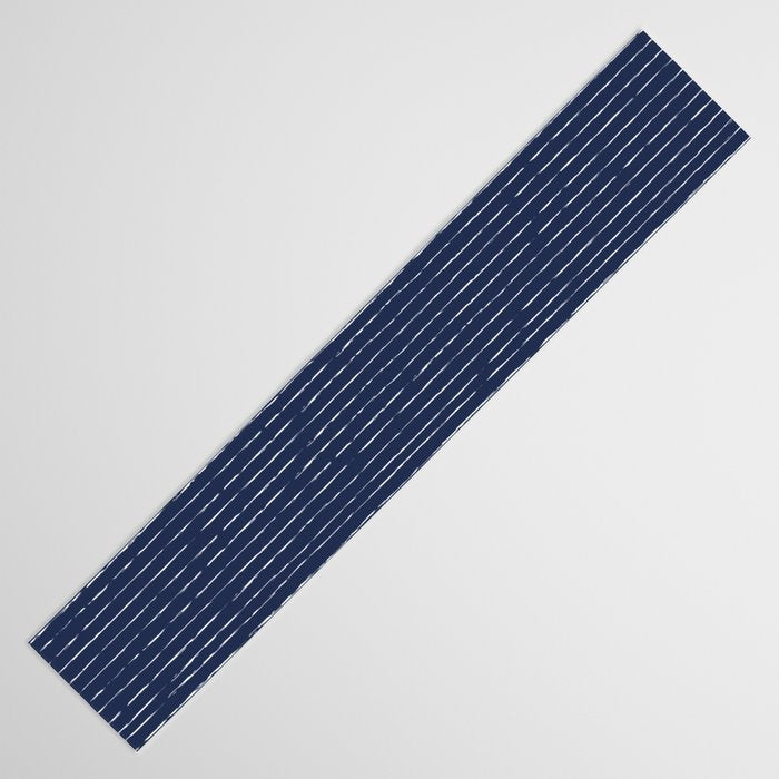 Lines II (Navy) Table Runner Gallery Image 3