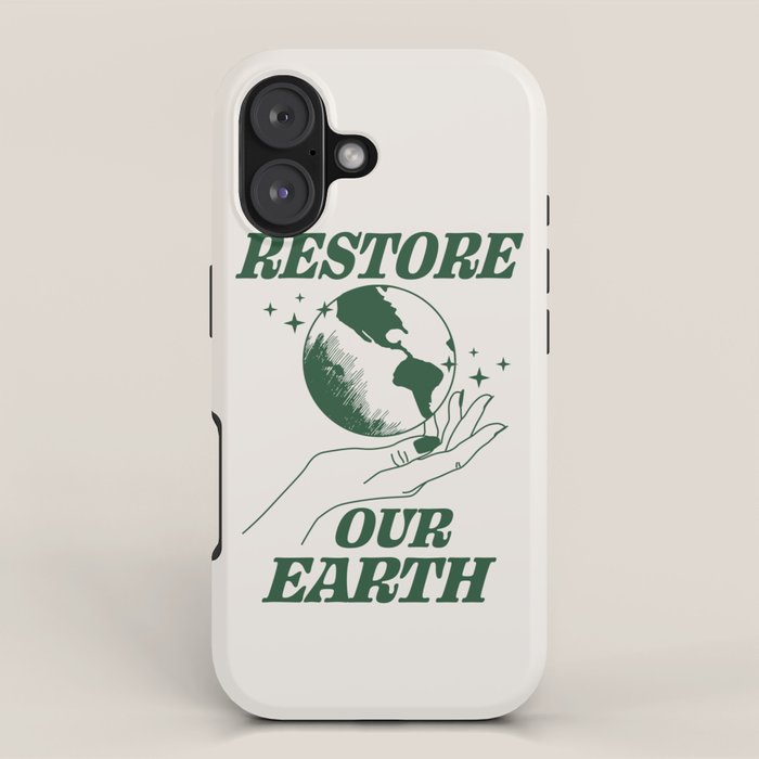 Restore our Earth iPhone Case Gallery Image 1