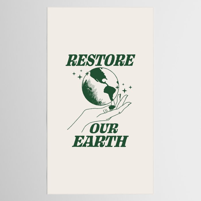 Restore our Earth Tablecloth Gallery Image 2