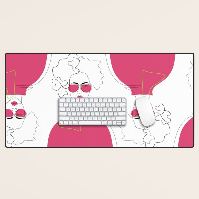 Style The Pink Desk Mat Gallery Image 1
