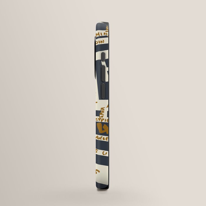 PARIS MAP GREY GOLD iPhone Case Gallery Image 2