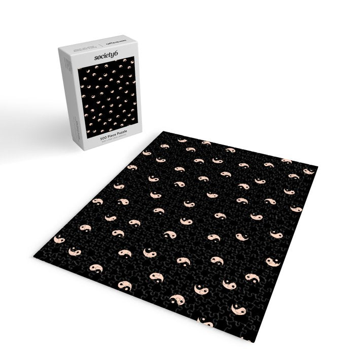 Yin and yang black and white Jigsaw Puzzle Gallery Image 2