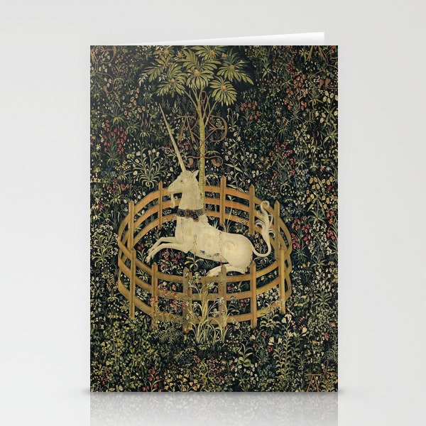 The Unicorn Rests in a Garden (from the Unicorn Tapestries) Stationery Card Gallery Image 2