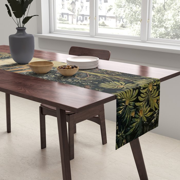 The Unicorn Rests in a Garden (from the Unicorn Tapestries) Table Runner Gallery Image 2
