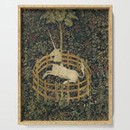 The Unicorn Rests in a Garden (from the Unicorn Tapestries) Serving Tray Gallery Image 1