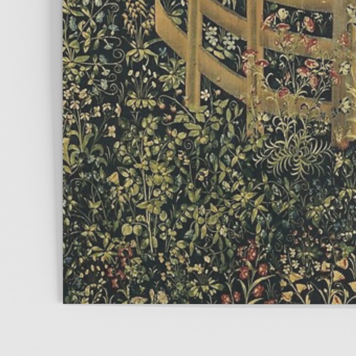 The Unicorn Rests in a Garden (from the Unicorn Tapestries) Poster Gallery Image 3