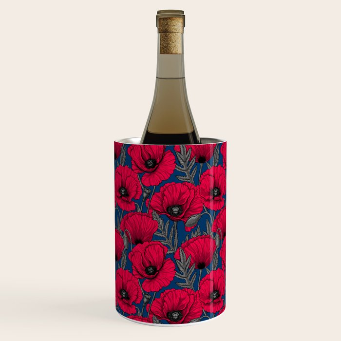 Night poppy garden  Wine Chiller Gallery Image 1
