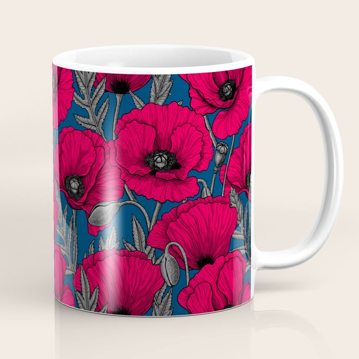 Night poppy garden  Coffee Mug Gallery Image 1