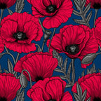 Night poppy garden  Coffee Mug Gallery Image 2