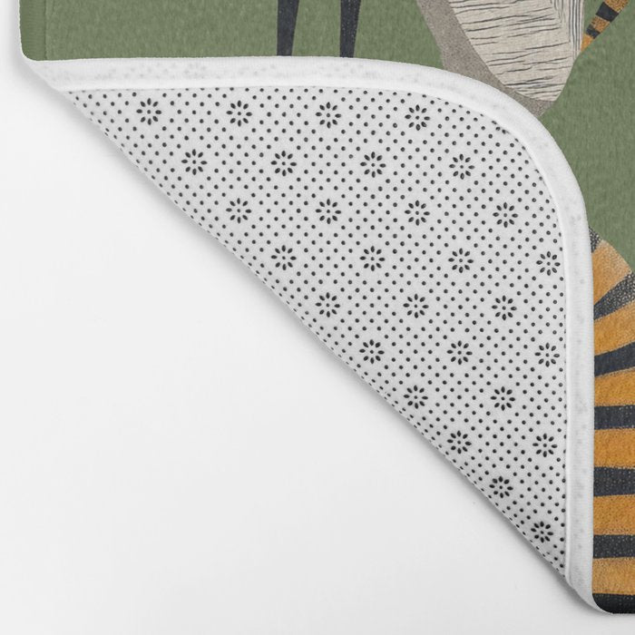 Striped Lemurs Bath Mat Gallery Image 2