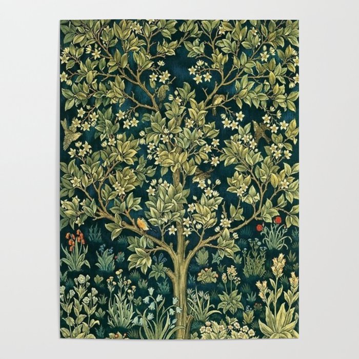 William Morris Tree Of Life  Poster Gallery Image 4