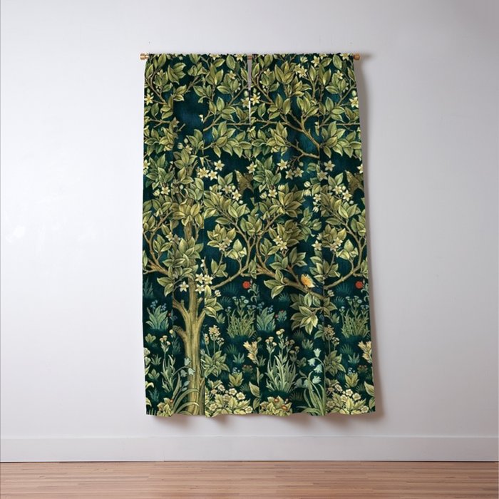 William Morris Tree Of Life  Window Curtain Gallery Image 3