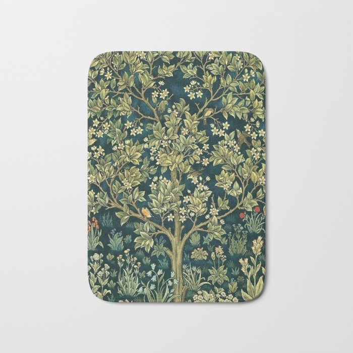William Morris Tree Of Life  Bath Mat Gallery Image 1