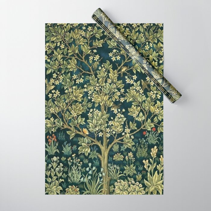 William Morris Tree Of Life  Wrapping Paper Gallery Image 1