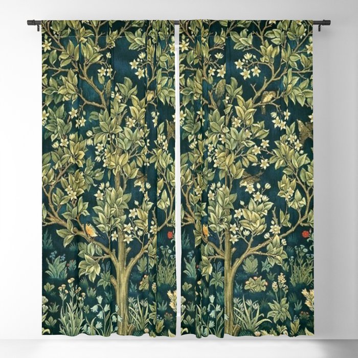 William Morris Tree Of Life  Window Curtain Gallery Image 5