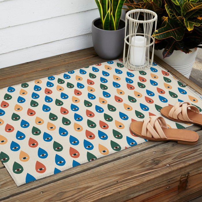 Rain Drops Keep Falling On My Head Outdoor Rug Gallery Image 2