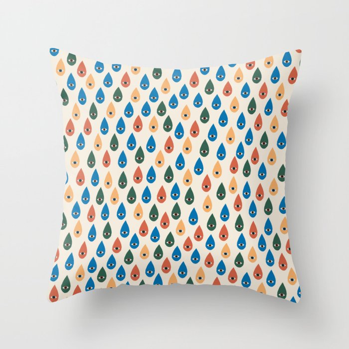 Rain Drops Keep Falling On My Head Throw Pillow Gallery Image 1