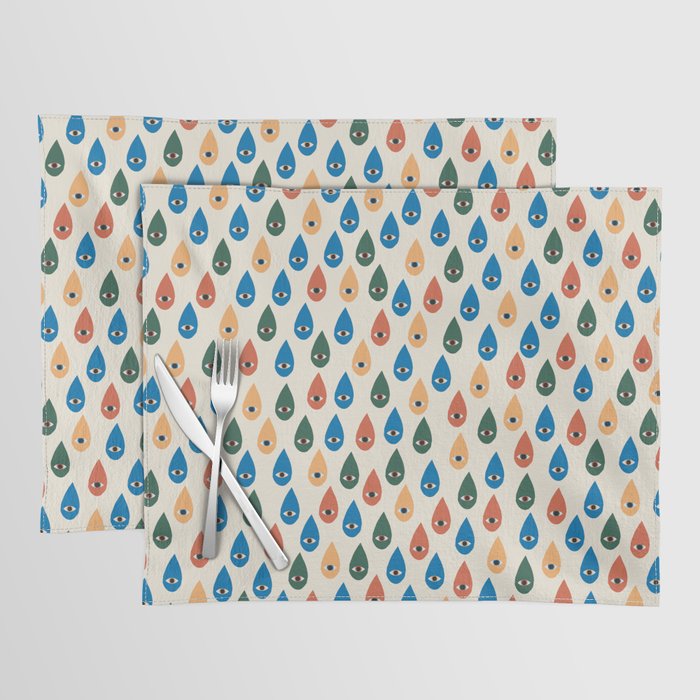 Rain Drops Keep Falling On My Head Placemat Gallery Image 1