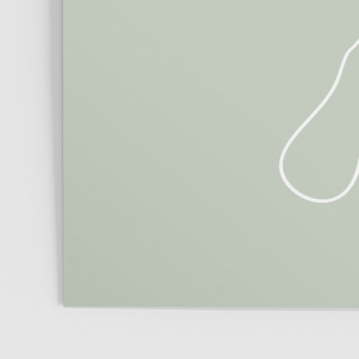 Reading naked n.3 (green) Poster Gallery Image 3