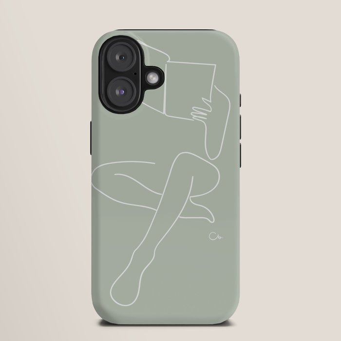 Reading naked n.3 (green) iPhone Case Gallery Image 9