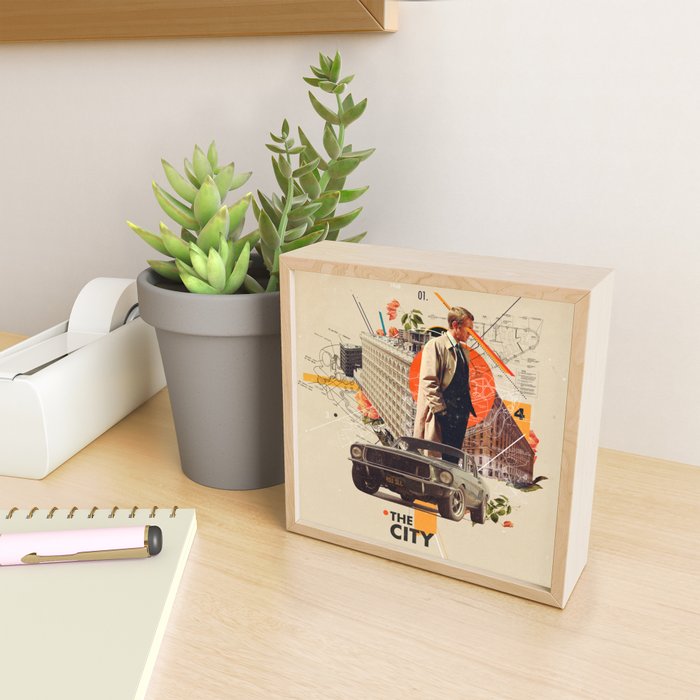 The City 1968 Mini Art Print Gallery Image 2