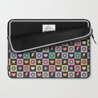 Colorful Checkerboard 80s Laptop Sleeve Gallery Image 2