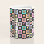Colorful Checkerboard 80s Coffee Mug Gallery Image 4