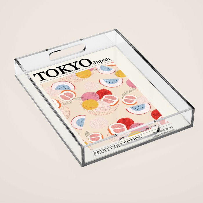 Tokyo japan fruit collection I Acrylic Tray Gallery Image 1