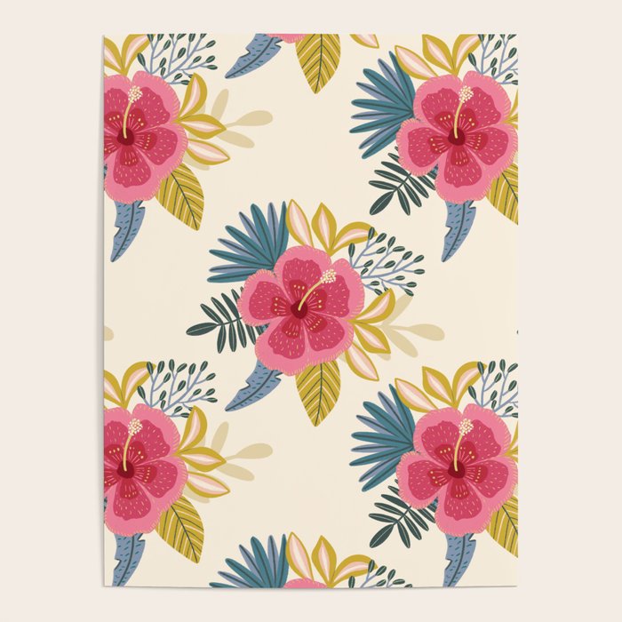 Tropical Floral Poster Gallery Image 1