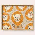 Lion, Wildlife of Africa Serving Tray Gallery Image 1