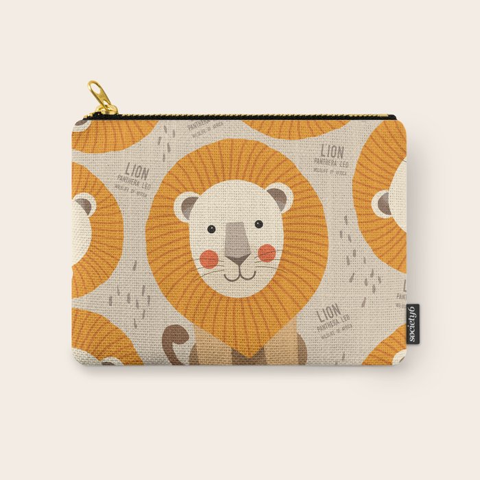 Lion, Wildlife of Africa Carry All Pouch Gallery Image 1