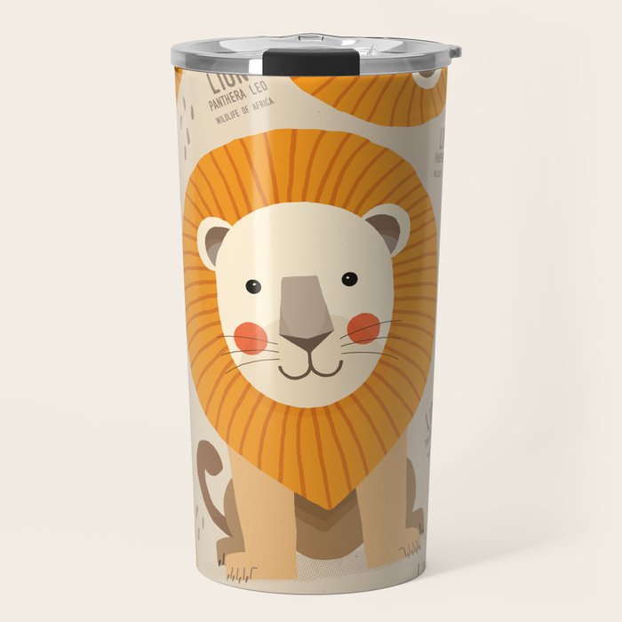 Lion, Wildlife of Africa Travel Mug Gallery Image 1