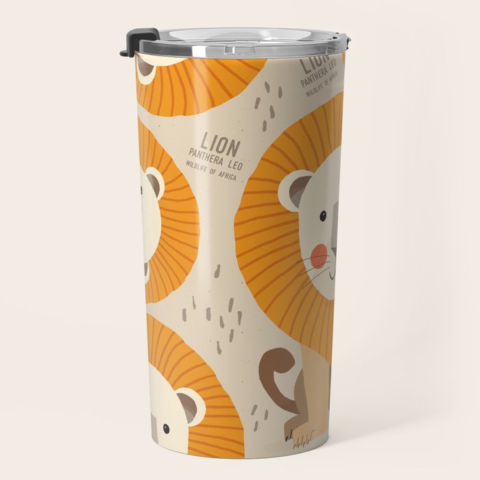 Lion, Wildlife of Africa Travel Mug Gallery Image 3