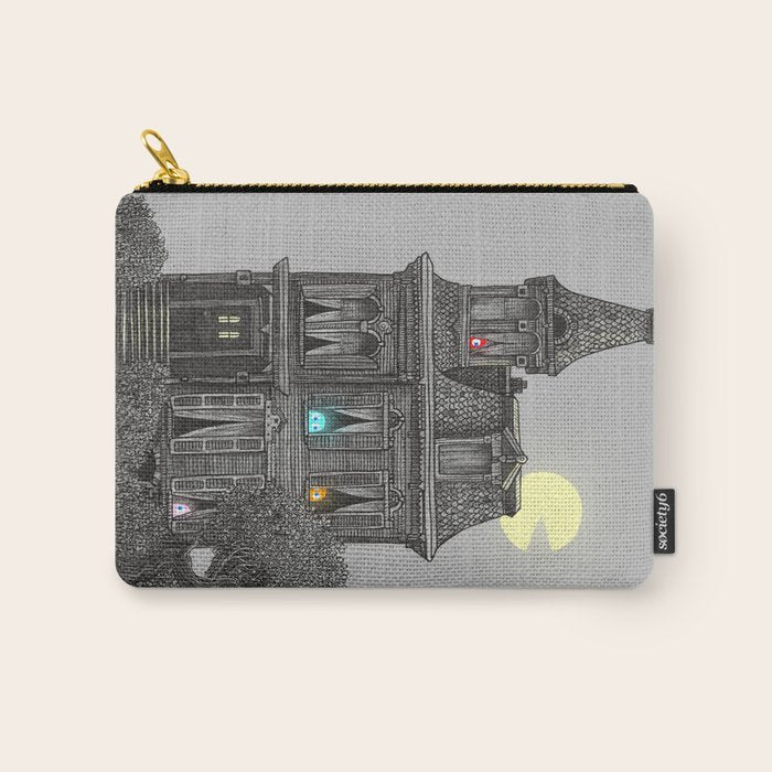 Haunted by the 80's Carry All Pouch Gallery Image 1