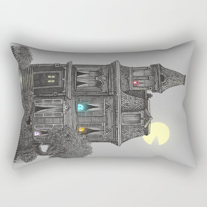 Haunted by the 80's Rectangular Pillow Gallery Image 2
