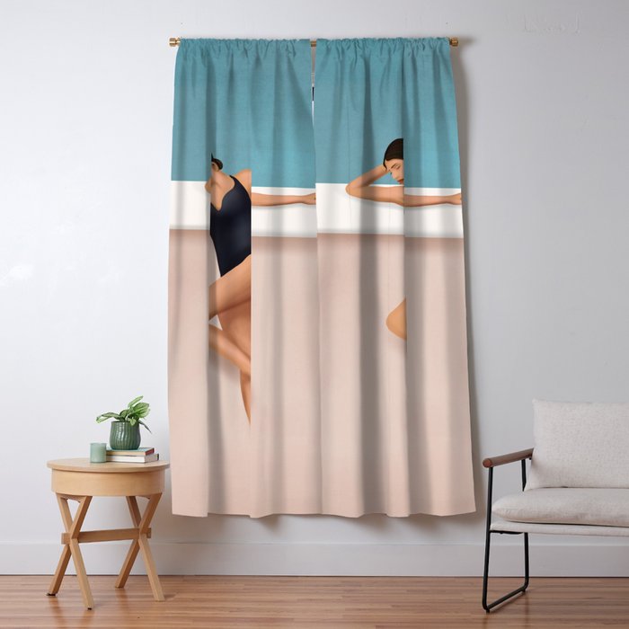 At the pool Window Curtain Gallery Image 5