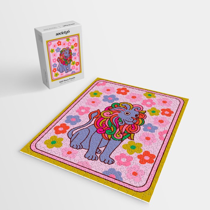 Blue Lion Jigsaw Puzzle Gallery Image 2