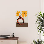 Modern pottery and flower Poster Gallery Image 2