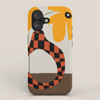 Modern pottery and flower iPhone Case Gallery Image 1