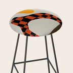 Modern pottery and flower Stool Gallery Image 2