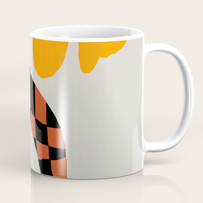 Modern pottery and flower Coffee Mug Gallery Image 1