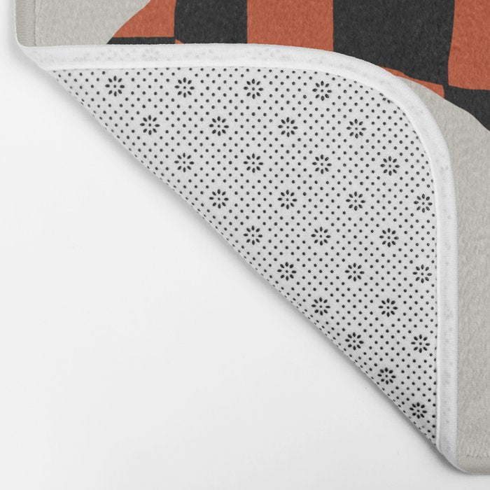 Modern pottery and flower Bath Mat Gallery Image 2