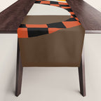Modern pottery and flower Table Runner Gallery Image 1