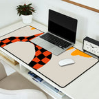 Modern pottery and flower Desk Mat Gallery Image 2